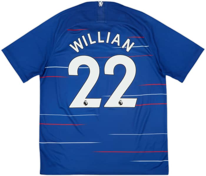 2018-19 Chelsea Home Shirt Willian #22 - 8/10 - (L)