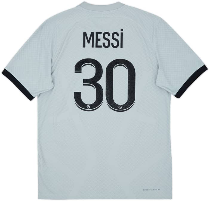 2022-23 Paris Saint-Germain Authentic Away Shirt Messi #30 - 10/10 - (M)