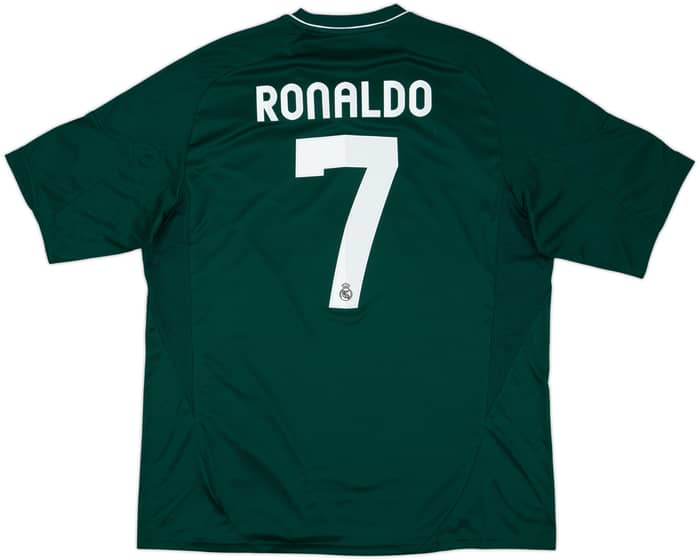 2012-13 Real Madrid CL Third Shirt Ronaldo #7 - 8/10 - (XL)