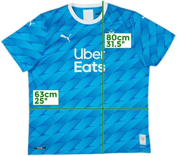 2019-20 Olympique Marseille Away Shirt - 8/10 - (XXL)