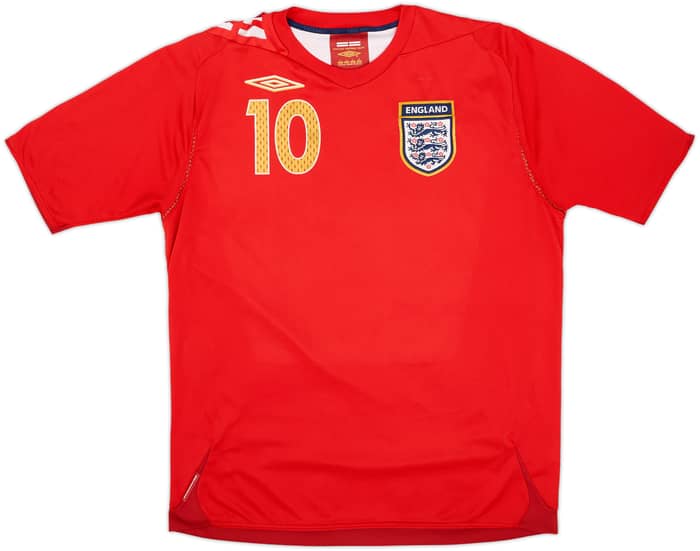2006-08 England Away Shirt Owen #10 - 5/10 - (L)