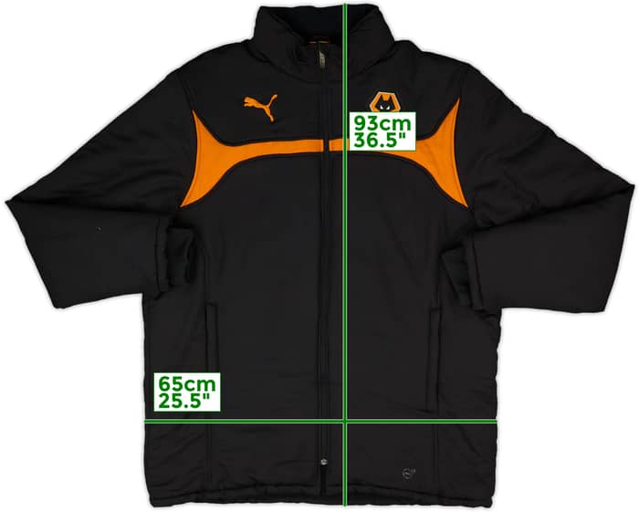 2013-14 Wolves Puma Padded Bench Coat - 8/10 - (XL)