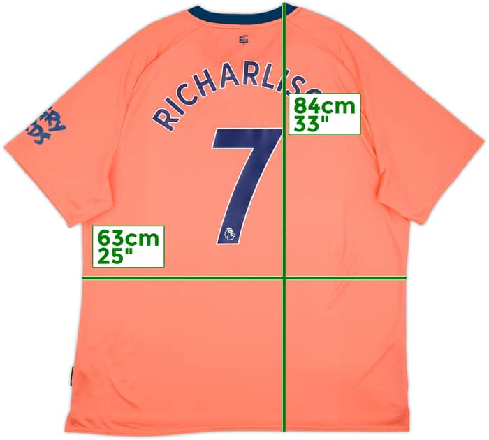 2019-20 Everton Away Shirt Richarlison #7 - 8/10 - (3XL)