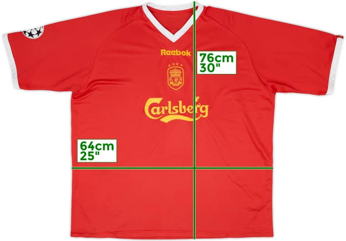 2001-03 Liverpool CL Shirt Hyypia #4 - 6/10 - (XXL)