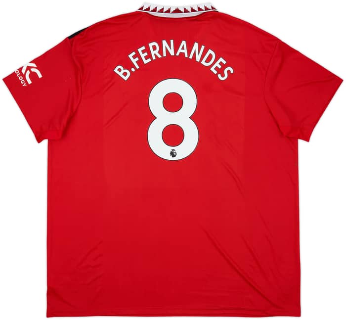 2022-23 Manchester United Home Shirt B.Fernandes #8 - 8/10 - (3XL)