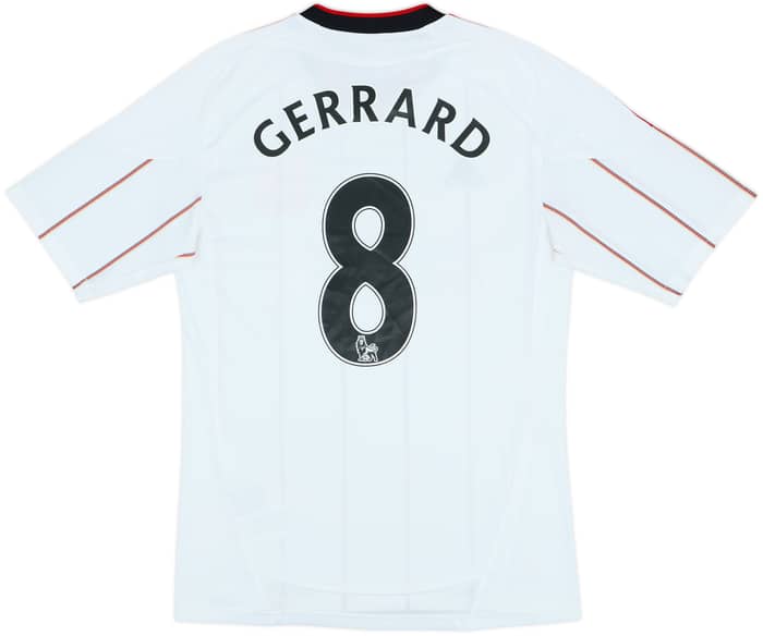 2010-11 Liverpool Away Shirt Gerrard #8 - 6/10 - (S)