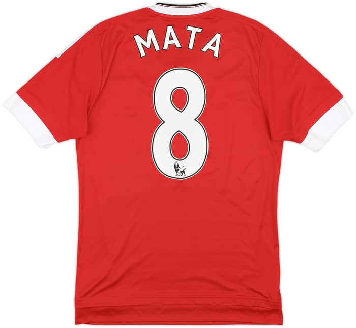 2015-16 Manchester United Home Shirt Mata #8 - 8/10 - (S)