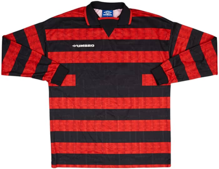 1990s Umbro Template L/S Shirt - 9/10 - (XL)