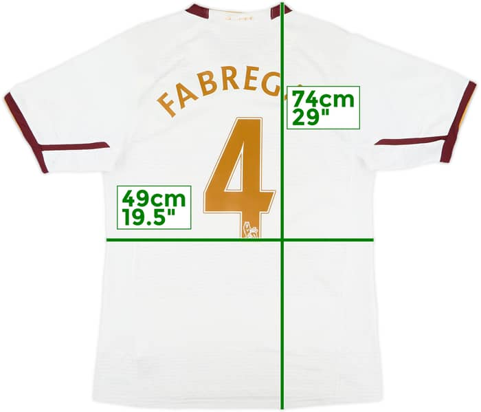 2007-08 Arsenal Away Shirt Fabregas #4 - 7/10 - (M)