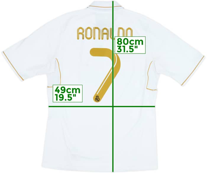 2011-12 Real Madrid Home Shirt Ronaldo #7 - 6/10 - (L)