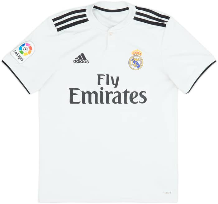 2018-19 Real Madrid Home Shirt Bale #11 - 7/10 - (S)