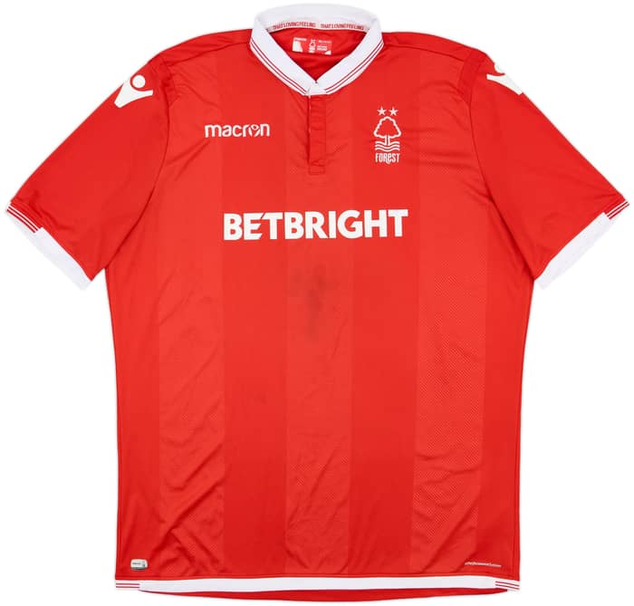 2018-19 Nottingham Forest Home Shirt Cash #14 - 7/10 - (5XL)