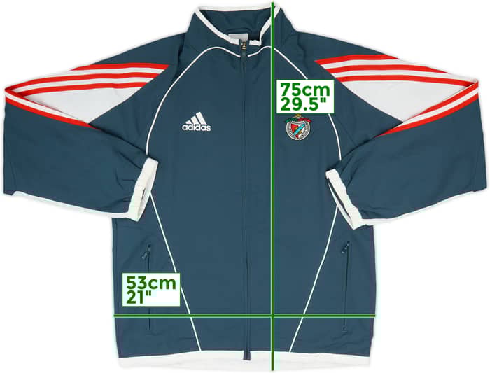2005-06 Benfica adidas Track Jacket - 8/10 - (S)