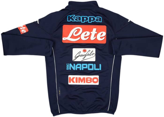 2017-18 Napoli Kappa Track Jacket - 8/10 - (XS)