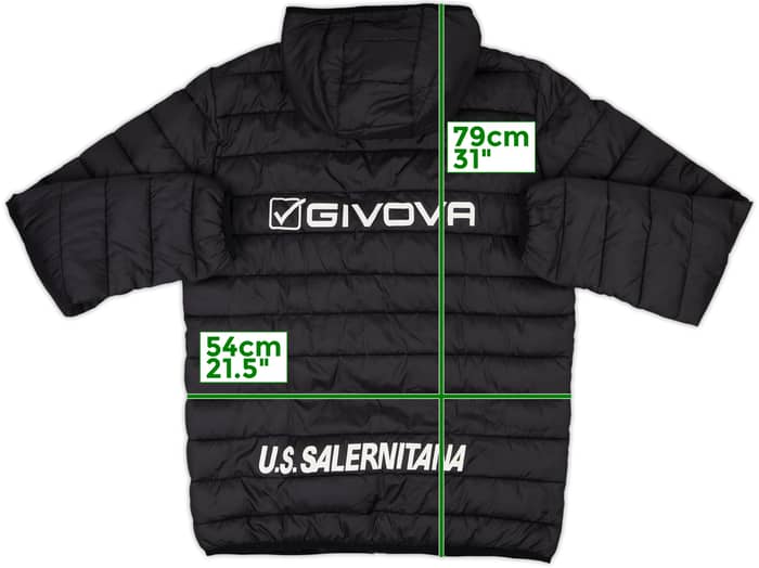 2018-19 Salernitana Givova Padded Bench Coat - 8/10 - (L)