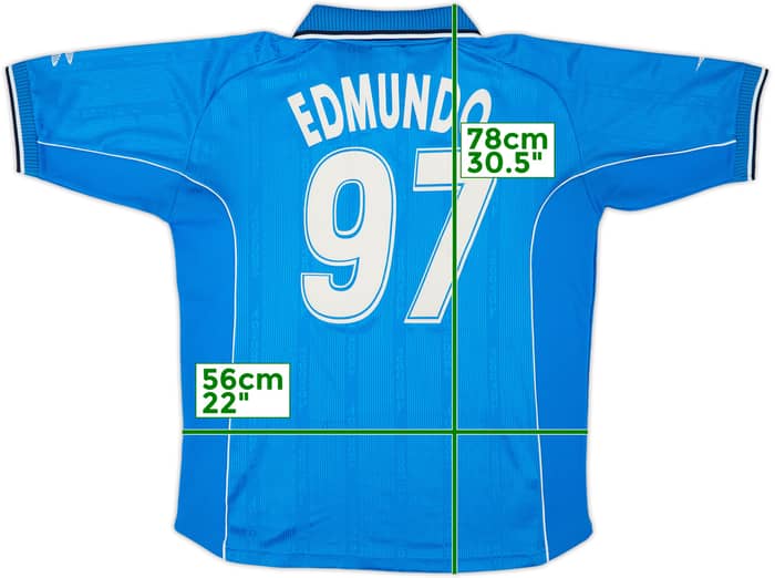 2000-01 Napoli Home Shirt Edmundo #97 - 5/10 - (XL)