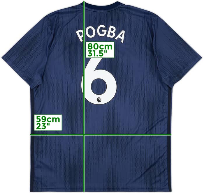 2018-19 Manchester United Third Shirt Pogba #6 - 5/10 - (XL)