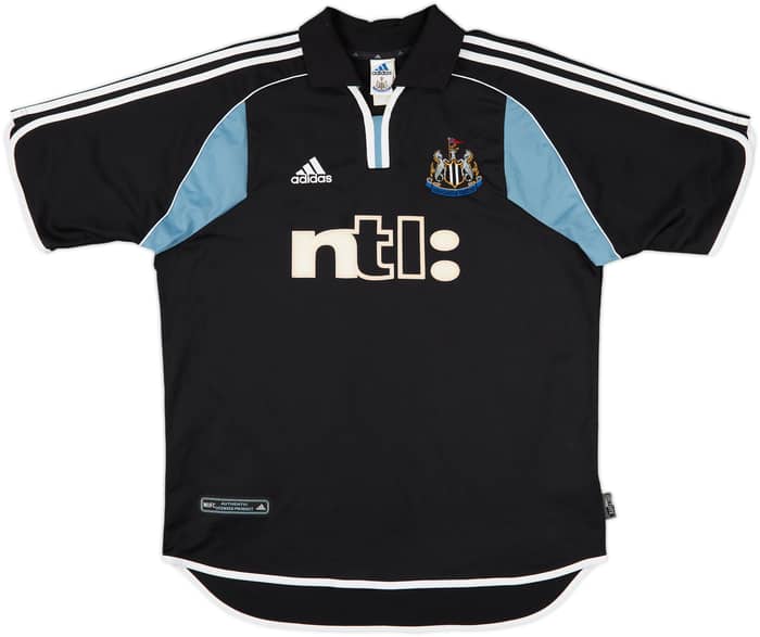 2000-01 Newcastle Away Shirt Shearer #9 - 8/10 - (L)