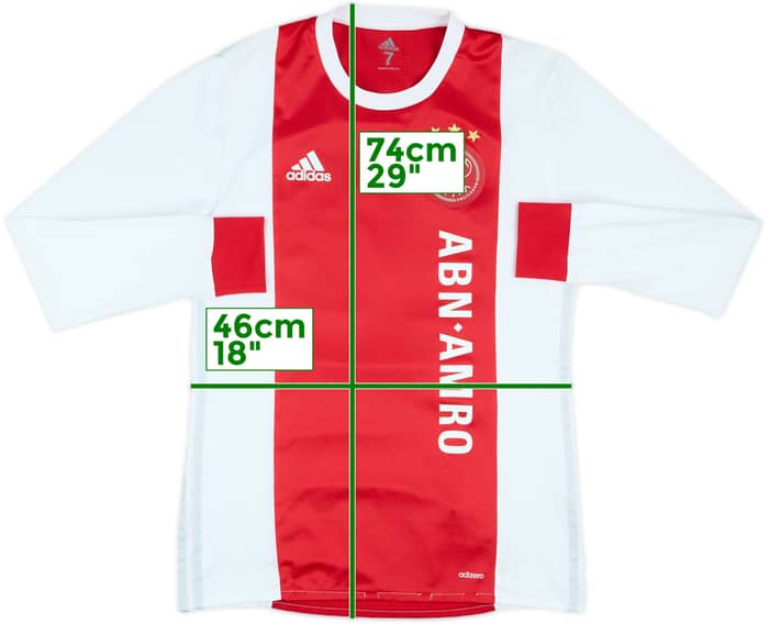 2017-18 Ajax Women Match Issue Home L/S Shirt #21