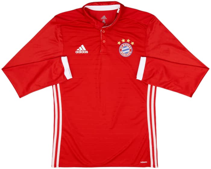 2016-17 Bayern Munich Player Issue Home L/S Shirt Ribery #7 - 9/10 - (M)