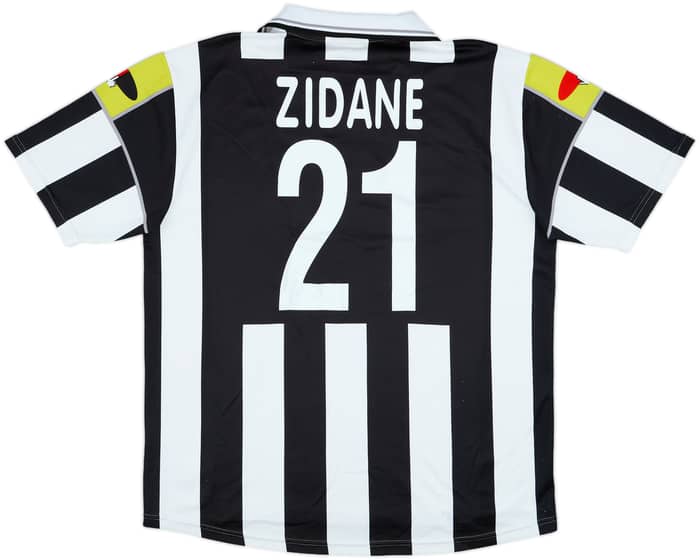 2000-01 Juventus Ciaoweb Home Shirt Zidane #21 - 6/10 - (L)