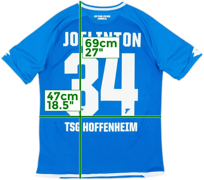 2018-19 TSG Hoffenheim Home Shirt Joelinton #34 - 8/10 - (S)