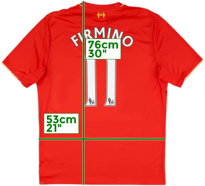 2015-16 Liverpool Home Shirt Firmino #11 - 6/10 - (L)