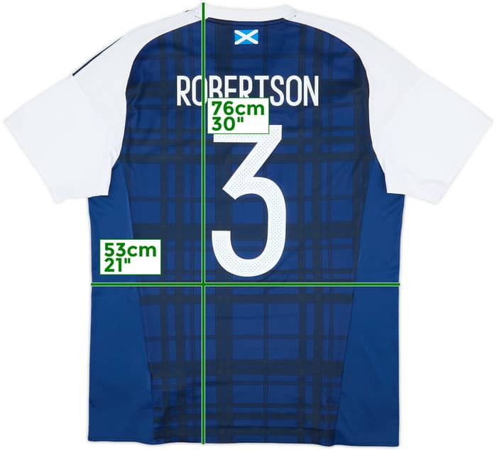 Camiseta de local de Scotland 2015-17 Robertson #3 - 6/10 - (L)