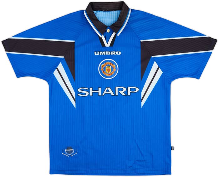 1996-98 Manchester United Third Shirt Scholes #18 - 8/10 - (L)