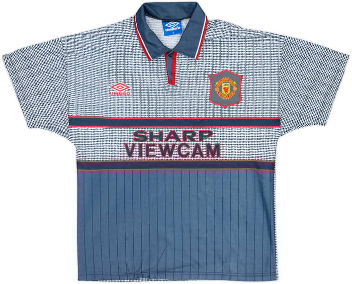 1995-96 Manchester United Away Shirt Keane #16 - 8/10 - (M)
