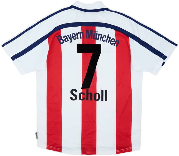 2000-01 Bayern Munich Away Shirt Scholl #7 - 8/10 - (M)