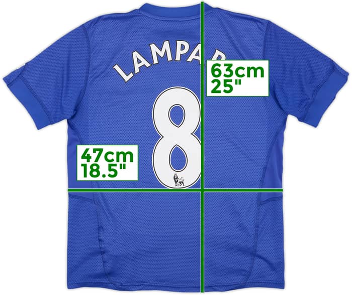 2009-10 Chelsea Home Shirt Lampard #8 - 7/10 - (L.Boys)