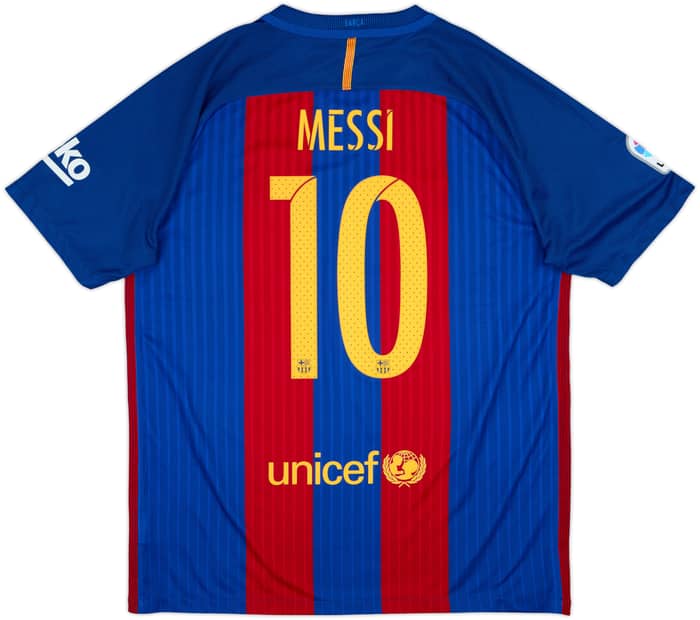 2016-17 Barcelona Home Shirt Messi #10 - 7/10 - (L)