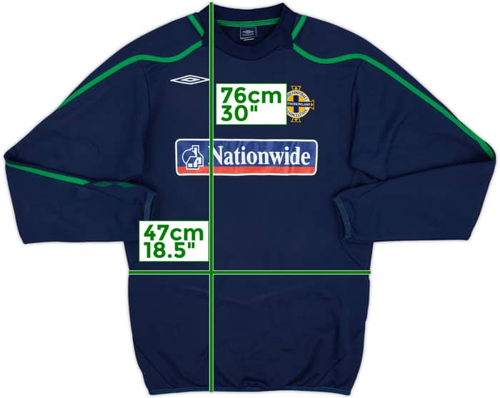 2007-09 Northern Ireland Umbro Sweat Top - 8/10 - (M)