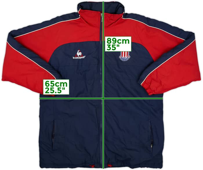 2002-03 Stoke City Le Coq Sportif Padded Bench Coat - 7/10 - (M)