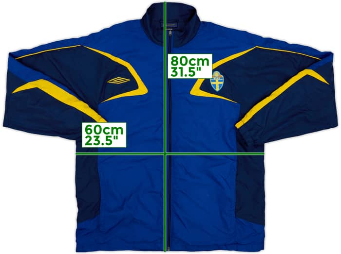 2006-07 Sweden Umbro Track Jacket - 8/10 - (L)