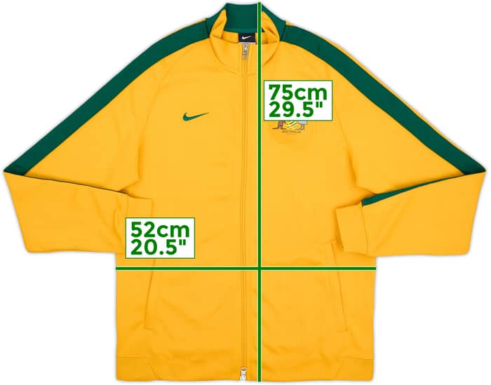 2014-15 Australia Nike N98 Track Jacket - 8/10 - (L)