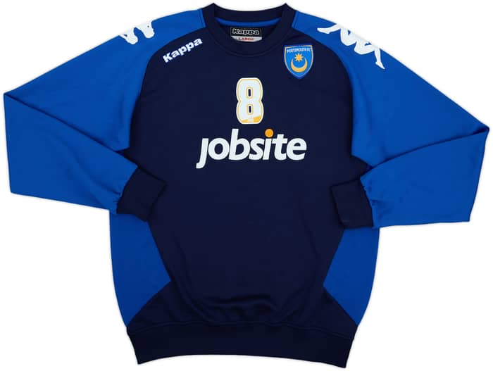 2011-12 Portsmouth Kappa Player Issue Sweat Top #8 - 7/10 - (L)