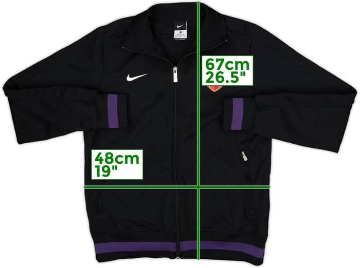 2012-13 Arsenal Nike N98 Track Jacket - 8/10 - (M)