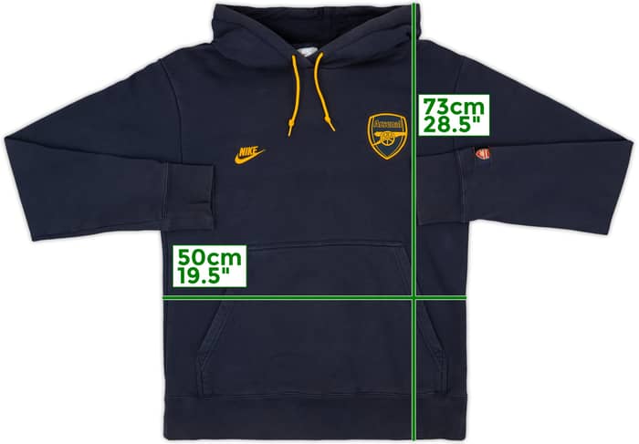 2008-09 Arsenal Nike Hooded Sweat Top - 7/10 - (S)