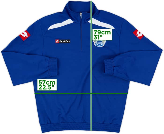 2008-09 QPR Lotto 1/4 Zip Drill Top - 9/10 - (L)