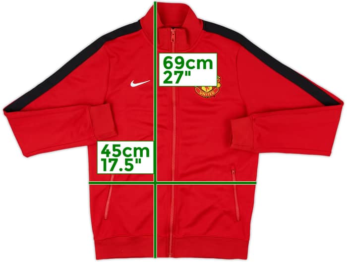 2013-14 Manchester United Nike Track Jacket - 9/10 - (S)