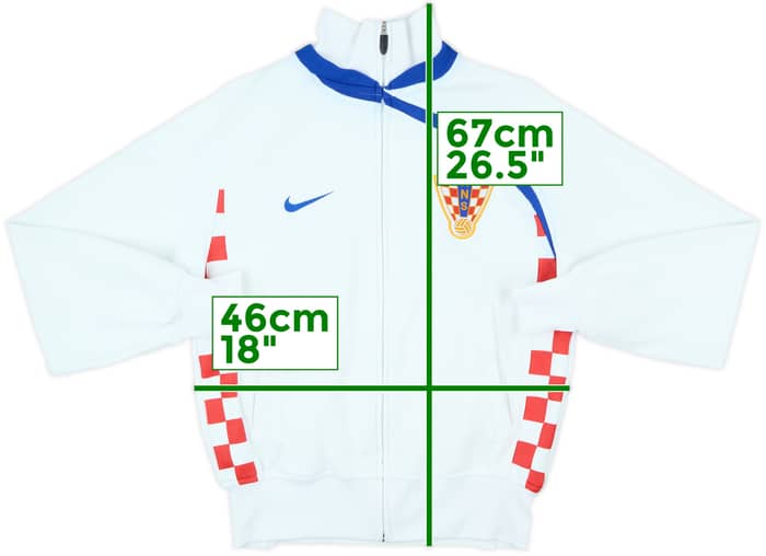 2008-10 Croatia Nike Track Jacket - 7/10 - (S)