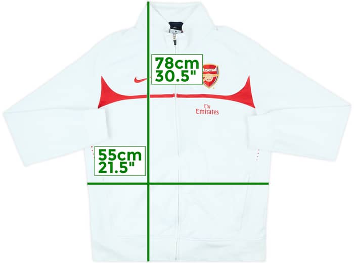 2010-11 Arsenal Nike Track Jacket - 9/10 - (XL)