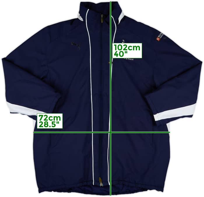 2008-09 Tottenham Puma Hooded Padded Bench Coat - 5/10 - (XL)