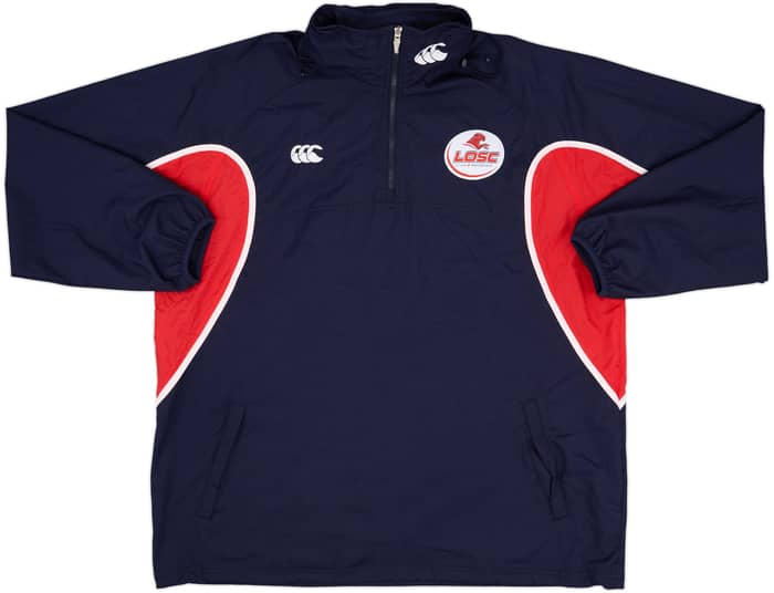 2008-10 Lille Canterbury 1/4 Zip Hooded Rain Jacket - 8/10 - (XXL)