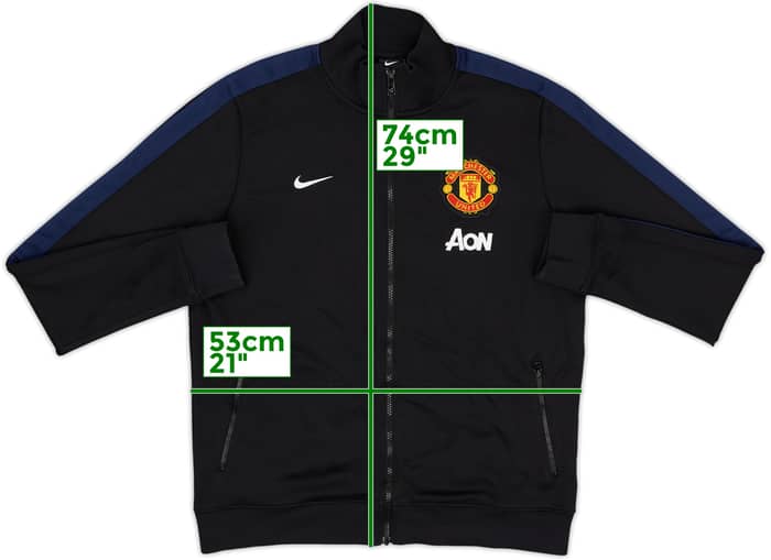 2013-14 Manchester United Nike Track Jacket - 8/10 - (L)