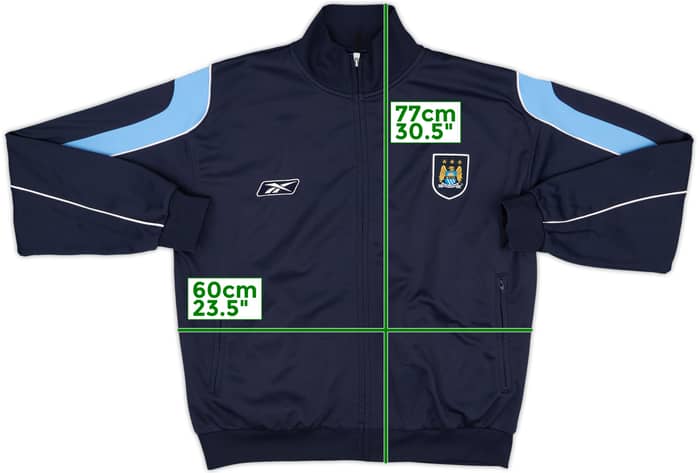 2004-06 Manchester City Reebok Track Jacket - 8/10 - (XXL)