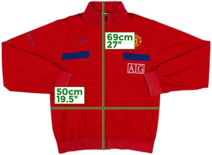2009-10 Manchester United Nike Track Jacket - 7/10 - (S)