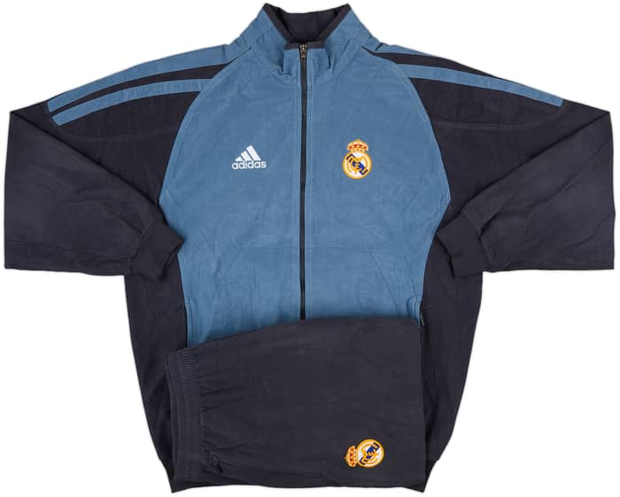 2001-02 Real Madrid adidas Tracksuit - 9/10 - (XL)